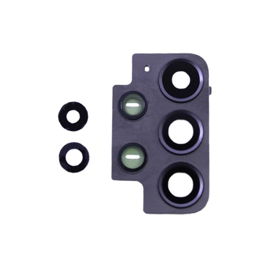 Lente de Câmera com Frame Samsung Galaxy A52S 5G 2021/SM-A528 Preto Lente de Câmera com Frame Samsung Galaxy A52S 5G 2021/SM-A528 Preto